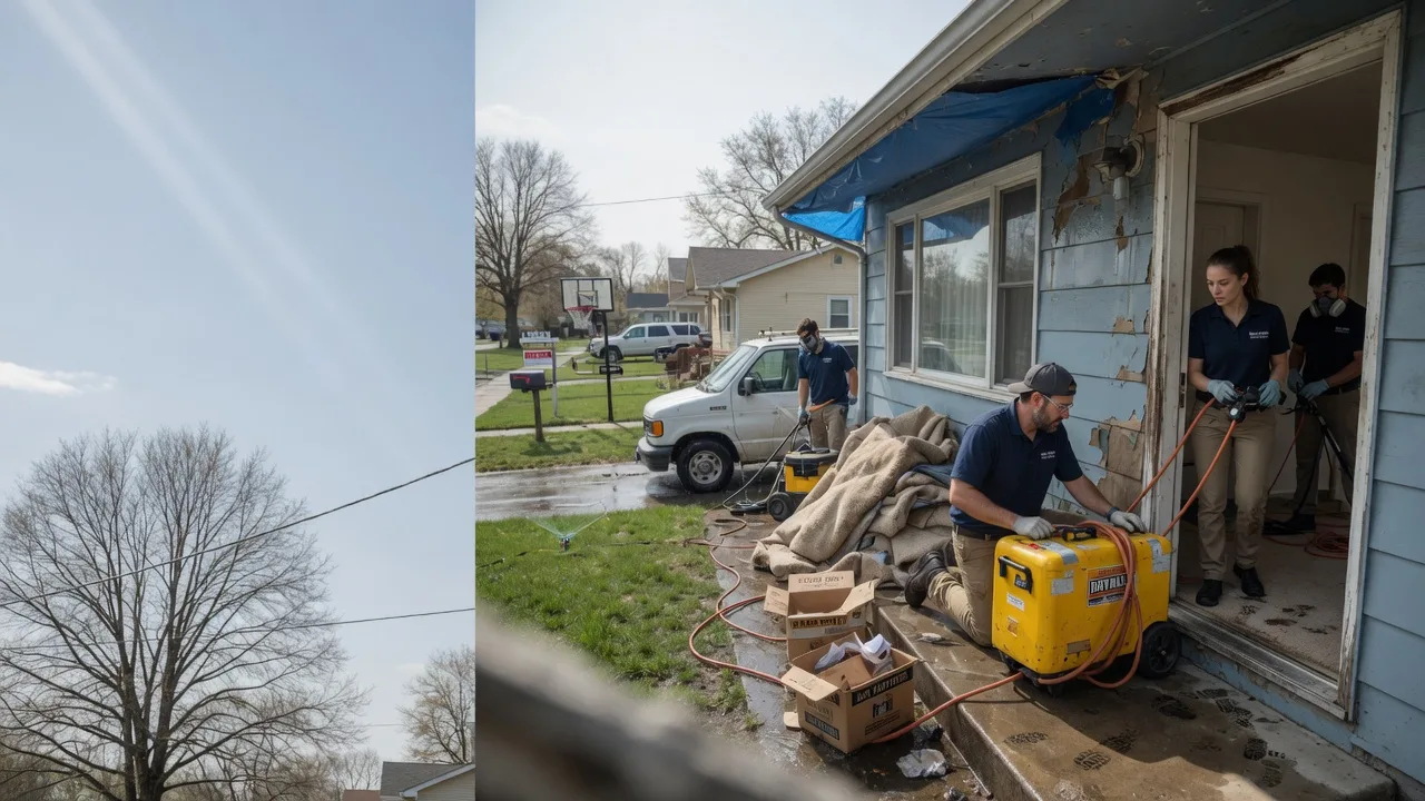 Basement Flood Cleanup in Clayton, OK near me